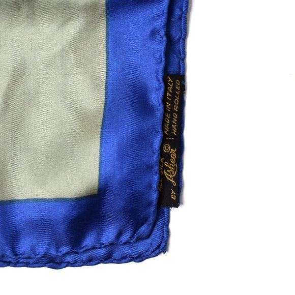 Vintage Ashear All Silk Geometric Scarf - Picture 3 of 4